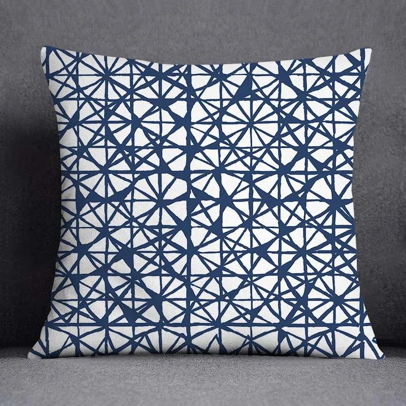 Retro Butterfly Home Decoration Pillowcase Square Office Cushion Cover
