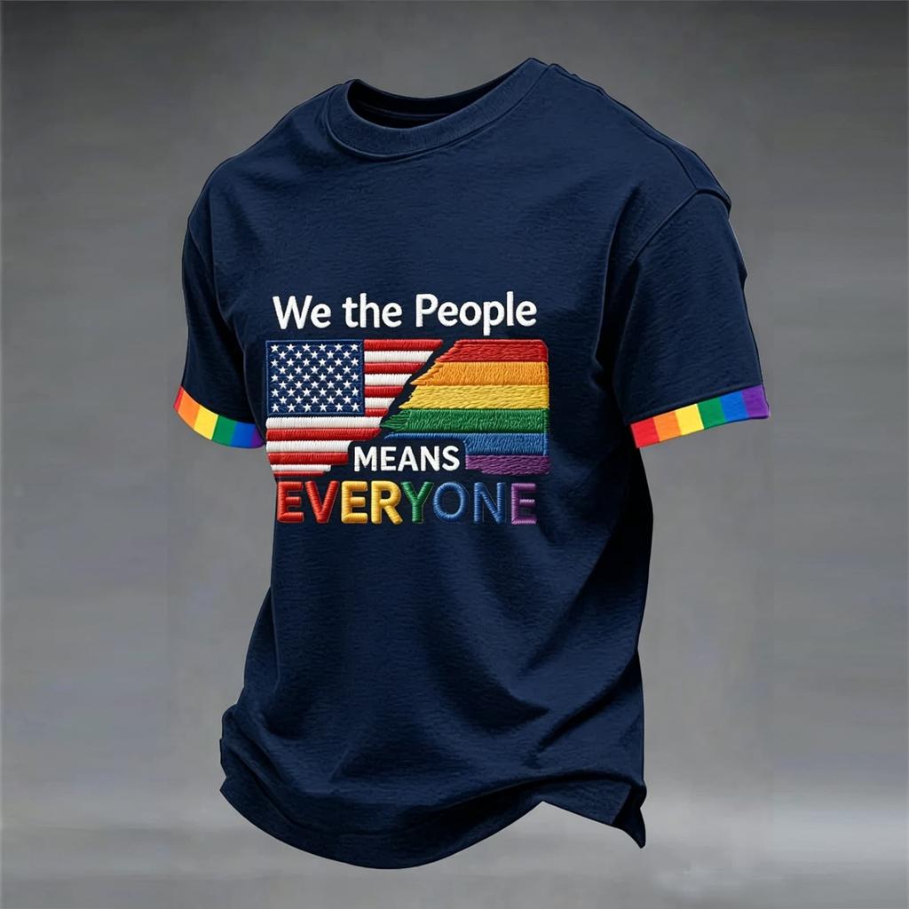 Men's Casual Round Neck Short Sleeve T-Shirt