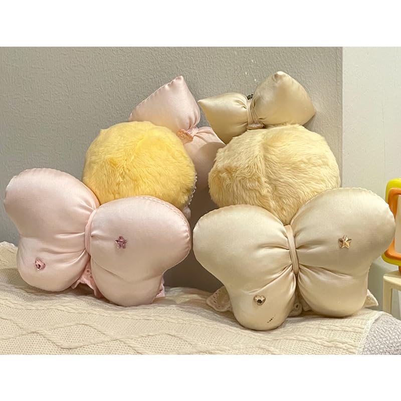 Butterfly Wing & Ribbon Set for 10-20cm Plush Toys, Pink [Used]
