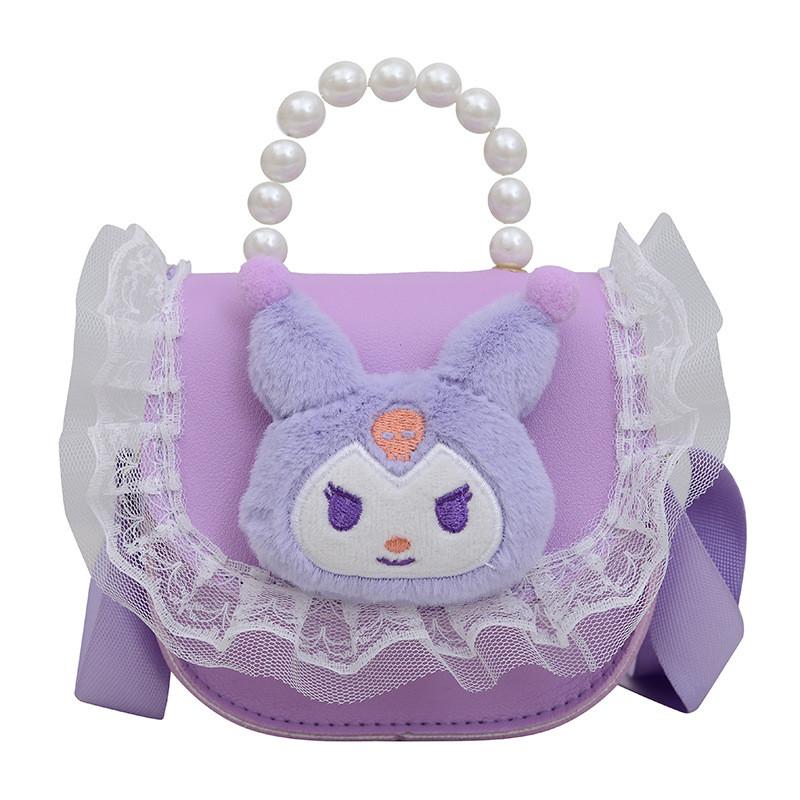 

Disney Kuromi Cartoon Kids Shoulder Bag With Durable Material For Toddler Girls