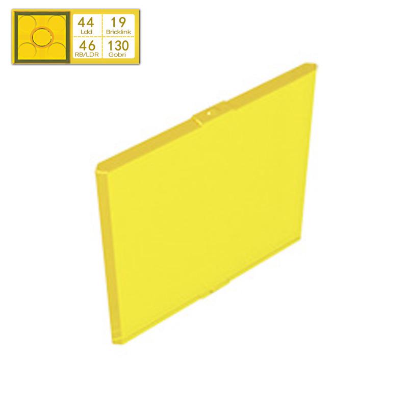 BRICKE 4448 Window Glass Building Blocks 4x4x3 - Compatible with LEGO, MOC DIY. 50g (~27 pcs)