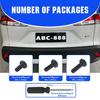 Rear License Plate Screws Black Compatible with Toyota Lexus Honda Acura M6-1.0 X (16mm/18mm/20mm) 18-8 Stainless Steel 24 Pack(Including