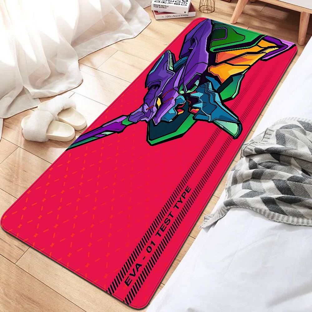 E-Evangelion Game Floor Mat INS Style Soft Bedroom Floor House Laundry Room Mat Anti-skid Household Carpets