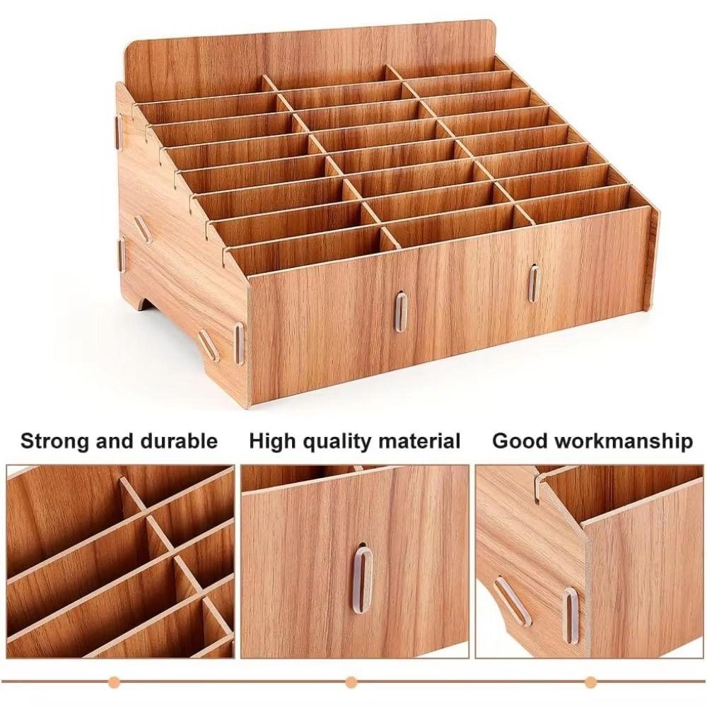 12/24/36 Grids Mobile Phone Storage Basket Desktop Storage Sorting Basket  Document Storage