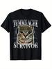 Tummy Ache Survivor Cat T-shirt