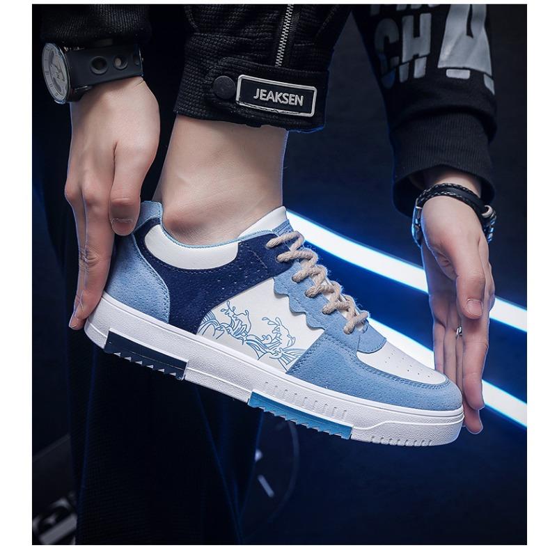 Herren Atmungsaktive und Vielseitige Stoffschuhe, Dicksohlige Sportschuhe, Lässige Board-Schuhe