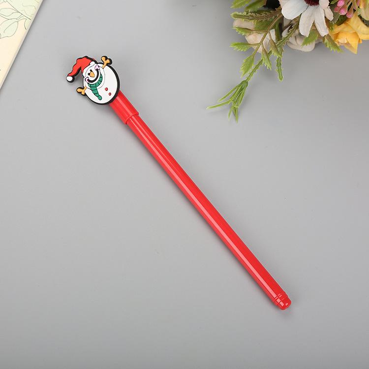 Рождественская серия Креативная нейтральная ручка, черная, 0,5 мм, черный гель