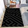 Minimalist Geometric Rug Washable Indoor/Outdoor Carpet for Living Bedroom Yoga Entrance Door Mat Anti-Skid Backing Longevit