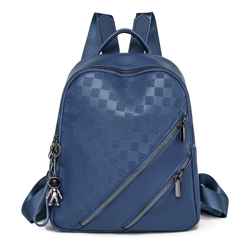 IELGY backpack, commuter embossed fashion travel backpack pu leather women s backpack, multi-function