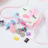 Kawaii Plüsch Einhorn Baby Umhängetaschen Mini Rucksack Spielzeug Kinder Party Geschenk Niedrige Runde Geldbörse Mädchen Schling Schultertasche
