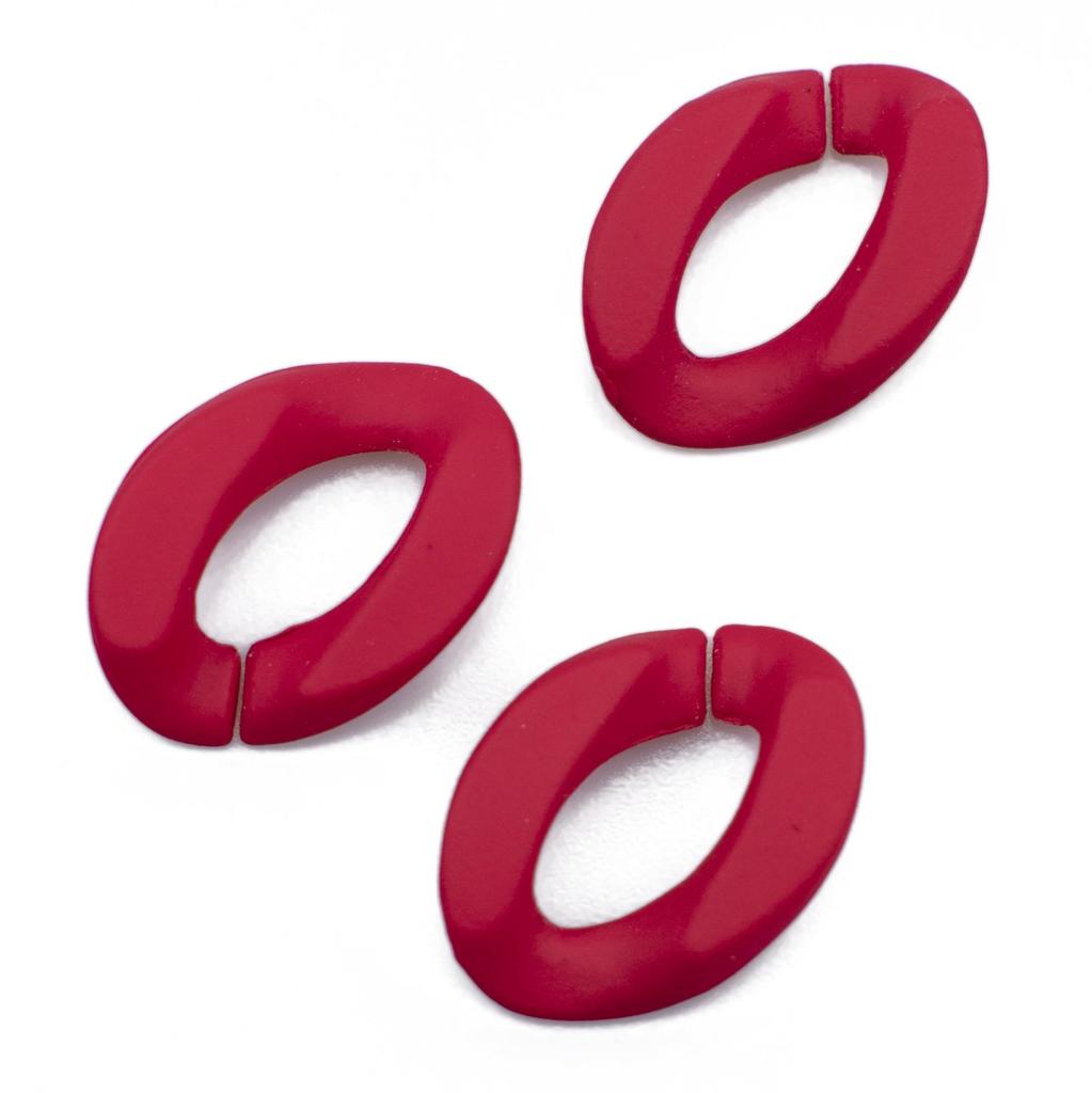 Acrylic Matte Hand-Feel Paint with Chain Insert Buckle and Jump Ring for DIY Jewelry and Phone Cases