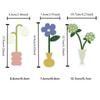 Memo Holder Acrylic Flower Card Holder Flower Shaped Flower Desk Paper Clip  Postcard Holder