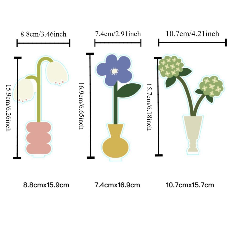 Memo Holder Acrylic Flower Card Holder Flower Shaped Flower Desk Paper Clip  Postcard Holder