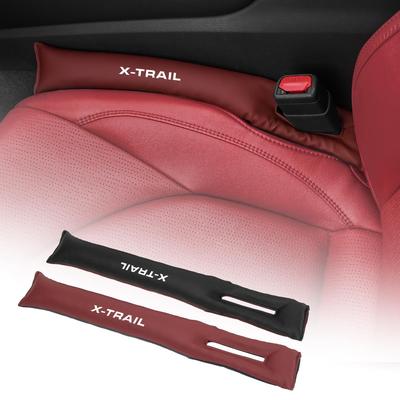 Πλήρωση κενού αυτοκινήτου συμβατή με την πλευρά του καθίσματος του αυτοκινήτου μπροστά και πίσω εύκολο κενό κονσόλας PU εσωτερικό αυτοκινήτου οδηγού και συνοδηγού συμμετρικό σετ λογότυπου 2 και κρασί