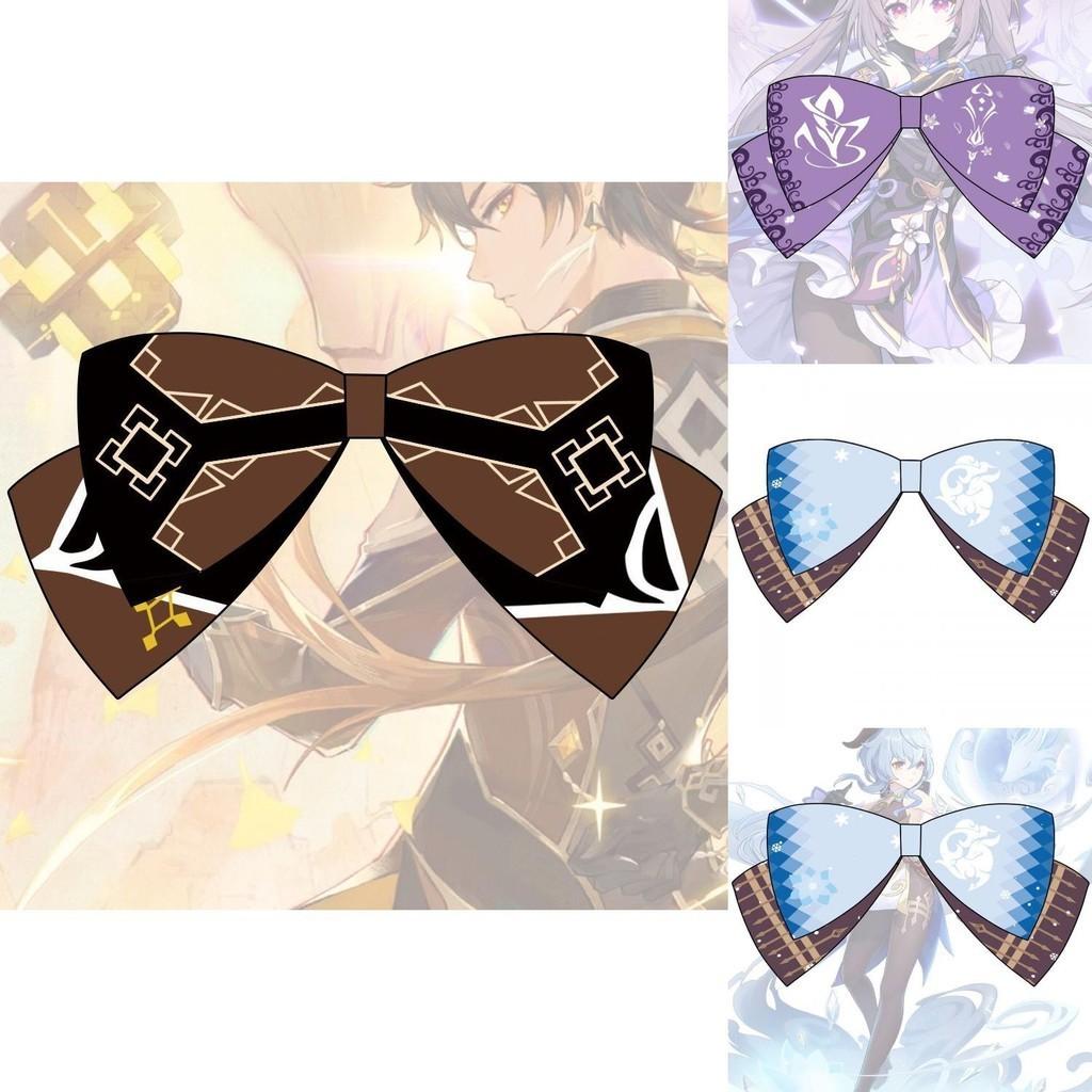 Anime Genshin Impact Hutao Bow Hairpin Hair Accessories For Girls Realistic And Delicate Design