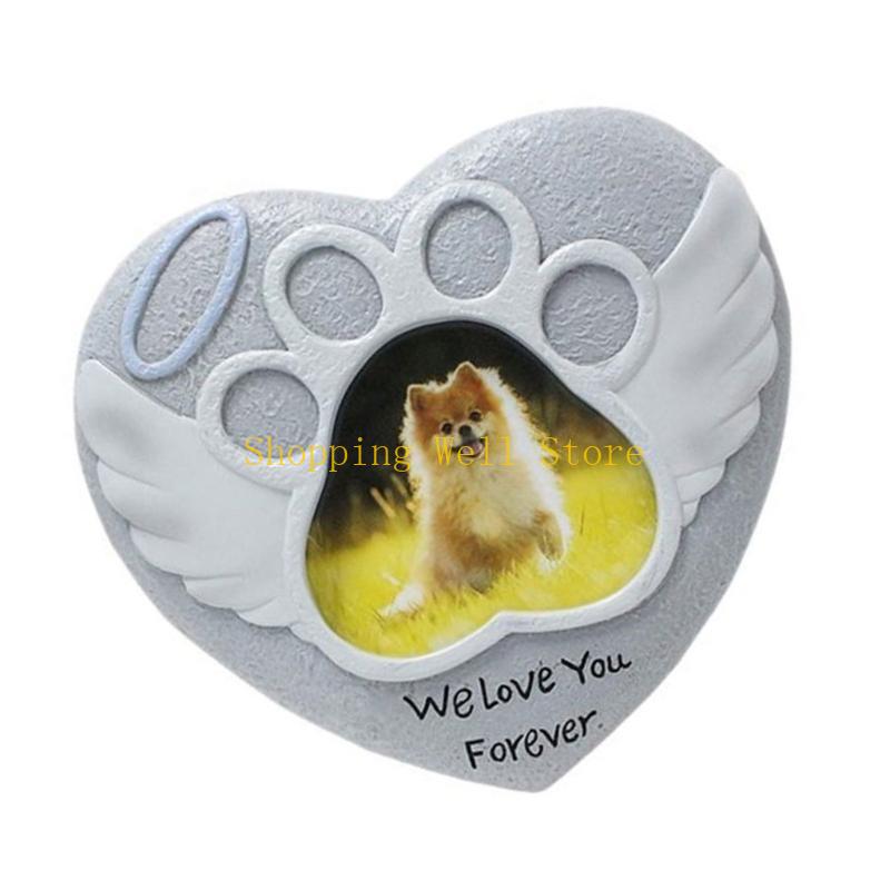 KX4B Pet Loss Sympathy Keepsakes Decorative Pet Grave Marker Durability Pet Souvenir