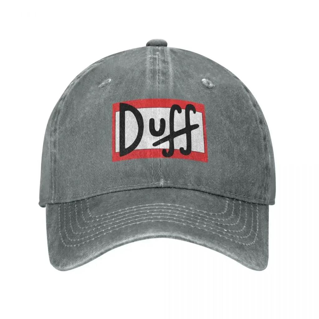 Duff Beer Logo Unisex Baseball Caps Distressed Denim Washed Hats Cap Vintage Outdoor Running Golf Gift Headwear