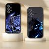 Genshin Impact F-Flins Phone Case For Samsung S 25,24,23,22,30,21,10,9,Ultra,Plus,Lite,FE,4,5G Black Soft Case