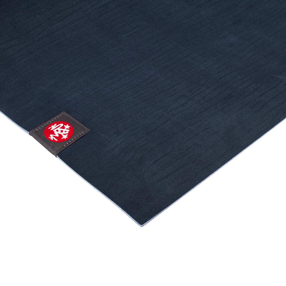 Manduka EKO Lite Mat 4mm Yoga Mat Hot Natural Grip (133021030) - Midnight, Pilates, Yoga, Stretching, Rubber, [Used]