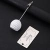 WTEMPO Creative Golf Ball Shaped Design Business Card Holders Party and Gathering Message Holders Festive Party Seat Number Holders Table Decorations
