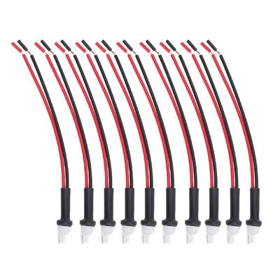 10 Pcs T10 Male Socket Extended Cable for Turn Signal Lights Brake Lights Taillights Daytime Running Lights