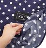 KiU Heavy Rain Poncho for and with Storage and Bohemian Cycling, Water-Repellent Waterproof, Bag, Men's Women's, Blue, K64-137