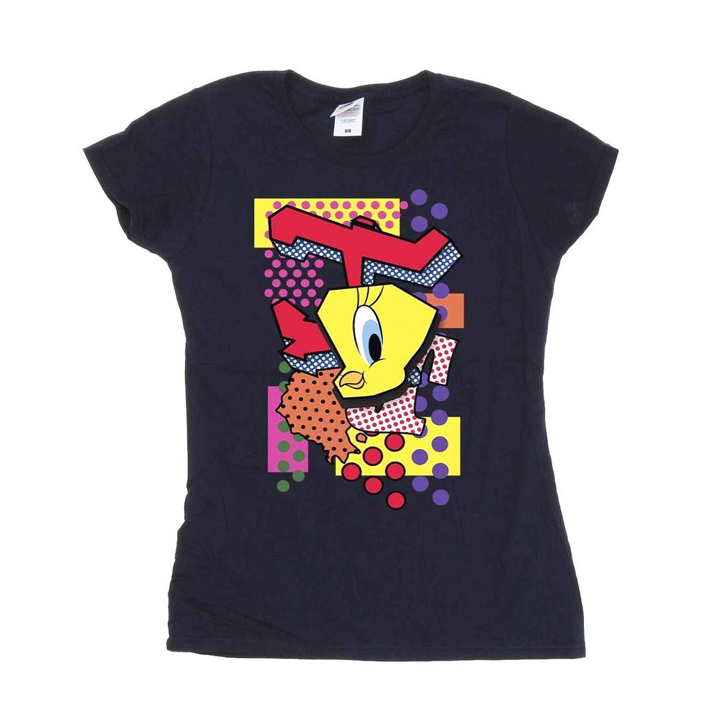 Looney Tunes Womens/Ladies Tweety Pop Art Cotton T-Shirt