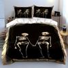 Skeletons Holding Hands. Bedding Sets Duvet Cover Sets Duvet Covers Pillowcases(1 * Duvet Cover 2 * Pillowcases Without Duvet Insert)