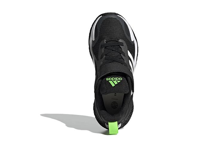 Adidas 4Uture Runner Sport K Slip Resistant, Abrasion Resistant, Breathable Low top Running Shoes Black White Kids' GZ1048
