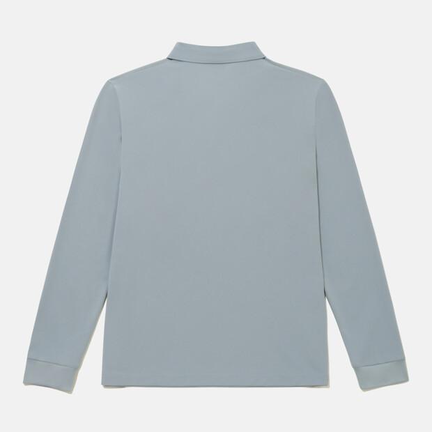 DESCENTE Tough Polo Long Sleeve T-Shirt Denim Blue Sr123Upl11 (A Type)