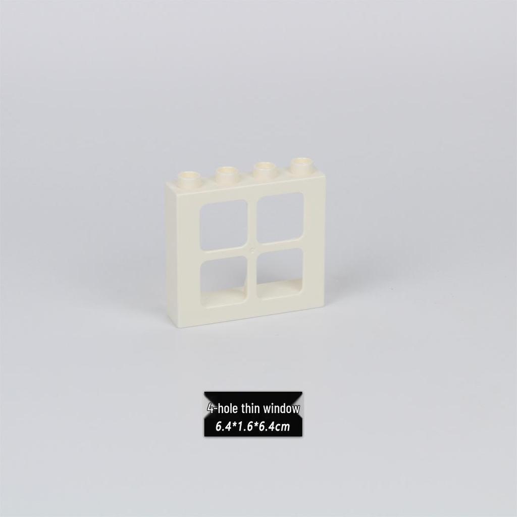 LEGO Duplo-Compatible Large Bricks: Kitchen, Bathroom, Furniture & Food Play Accessories for Children's Building Toys
