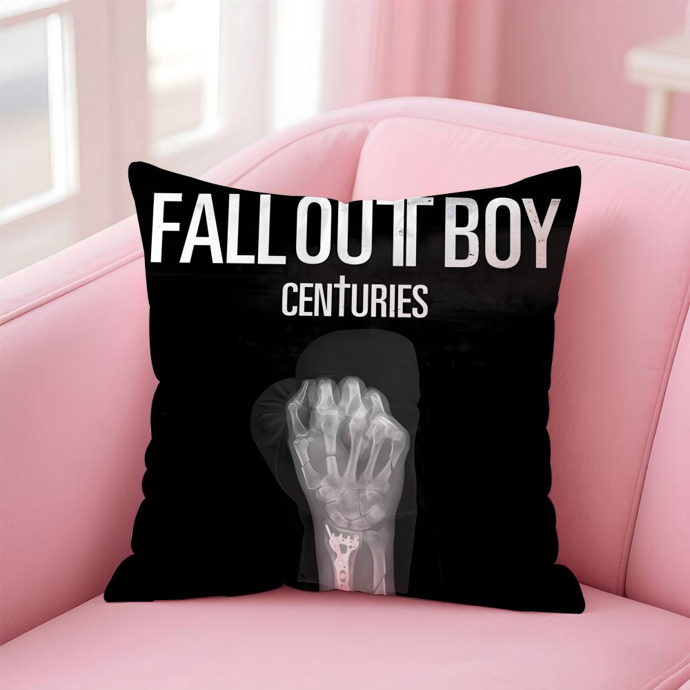 f-Fall Out Boy Cushion Cover Comfortable Reversible Pillow Cover Ideal for Car Sofa Bedroom & Beyond