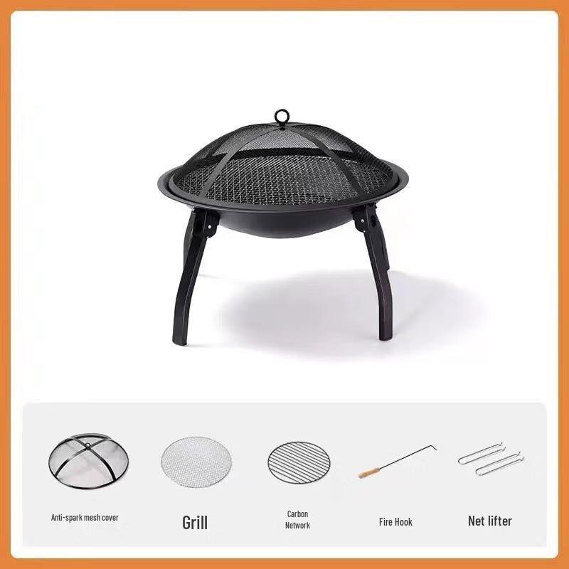 Zhi Chu Indoor Charcoal BBQ Grill Table with Heater Function