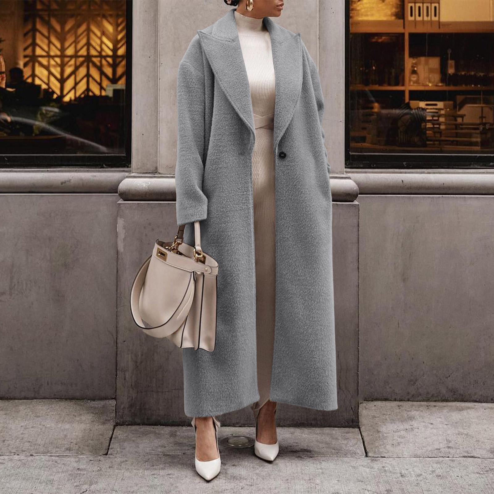 

Женское длинное пальто - Теплая зимняя стеганая куртка полной длины на молнии, пуховик утолщенный пышный с капюшоном S