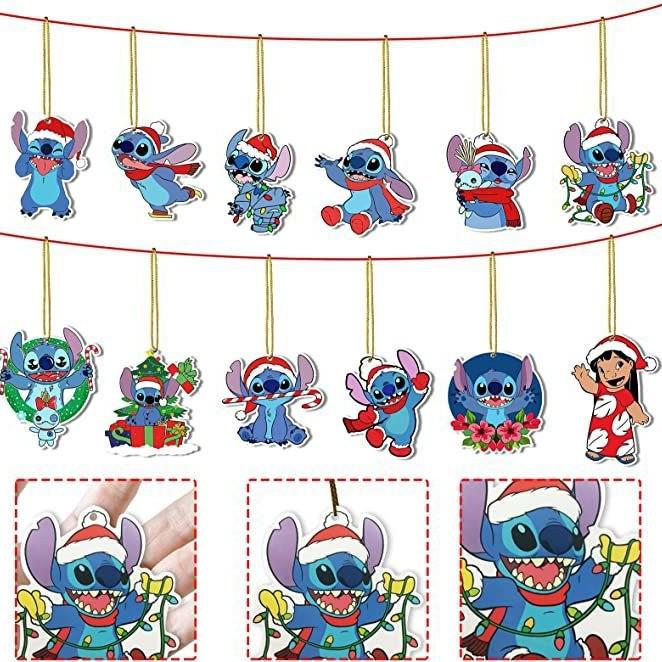 

2023 Holiday Ornament Set: 12 Christmas Tree Decorations for Home & Party