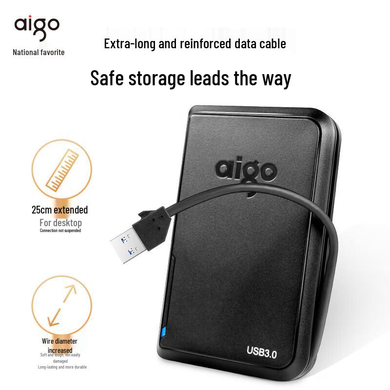 Aigo HD806 2TB USB 3.0 Portable Hard Drive