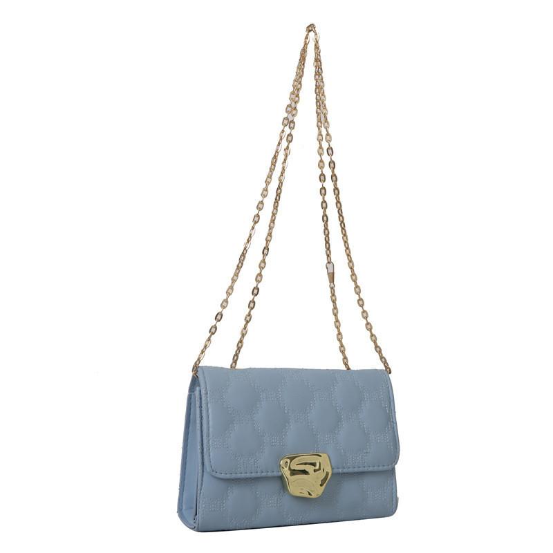 Simple Chain Korean Style Chic 2023 Autumn New Leisure Single Shoulder Diagonal Small Square Women's Bag