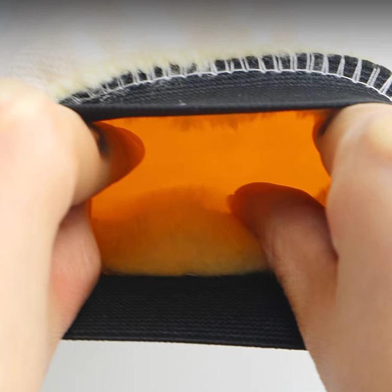 Auto Weicher Polierhandschuh Künstliche Wolle Autowaschhandschuhe Wasseraufnahme Mikrofaser Autowaschhandschuh Für Glas Kunststoff Leder