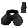 Neutral Top Straw Hat Sun Protection Cap With Butterfly Knot For Travel Beach