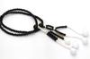 Soka Gakkai Buddhist Prayer Beads, Natural, Solid Striped Ebony, Made in Kyoto, with Cotton Tassels, SGI, Men's