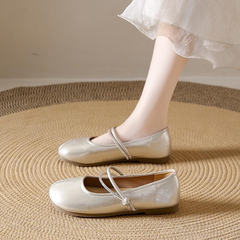 CRLAYDK Classic Womens Casual Slip On Mary Jane Loafers Lightweight Soft PU Leather Ladies Dress Office Driving Moccasins