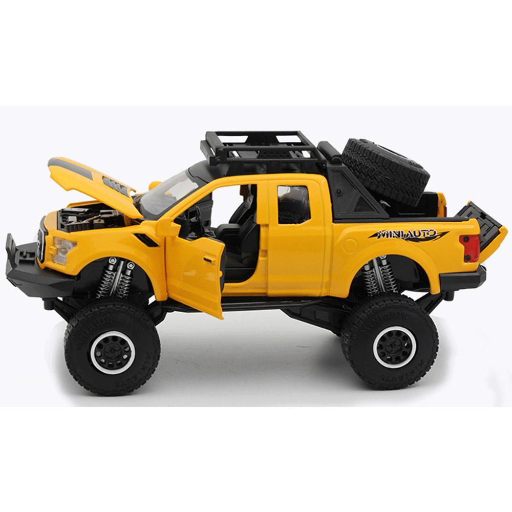 1/32 Scale Toy Pickup Truck for Boys - Ford F150 Toy Trucks Die-Cast Model Cars with Sound and Light, Toy Cars for 3+ Year Old Boys Girls