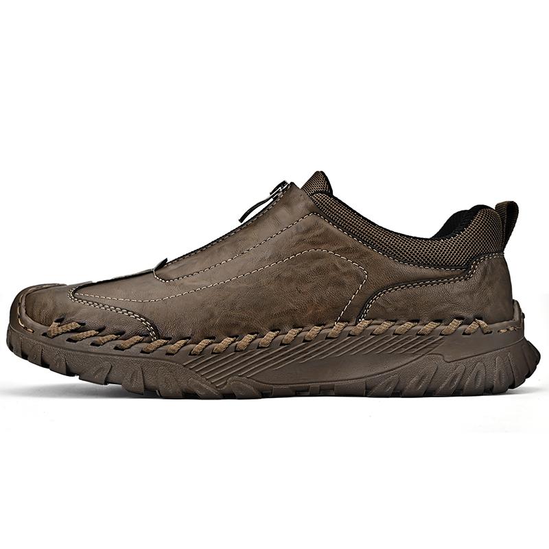 38-46 Herren Übergröße Leichte und Modische Retro Handgefertigte Freizeit Lederschuhe Sport- und Freizeitschuhe