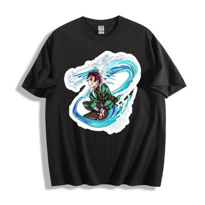 Demon Slayer Tanjiro Wasserdrache T-Shirt - Anime Charakter Design Unisex T-Shirt