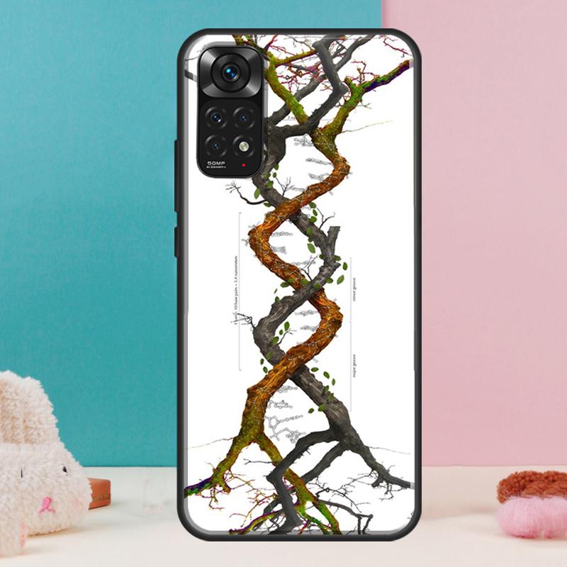 Science DNA Chemistry Case For Xiaomi Redmi Note 14 13 12 Pro 11 9 10 9S 10S 11S 12S Redmi 14C 13C 10C 12C Cover
