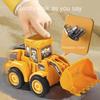 Cross-Border Children's Press-Type Engineering Vehicle Toy Excavator