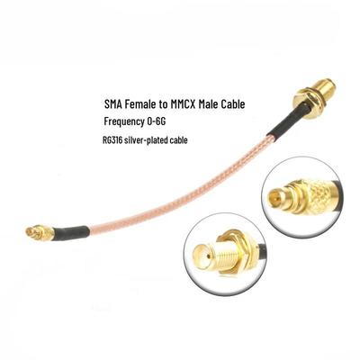 SMA Female To MMCX Male RF Jumper Cable
