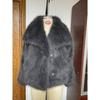 Lapel Fur Coat Women Soft Fluffy Faux Fur Jacket Warm Winter Short Tops Design Outerwear Trendy Fur Jackets