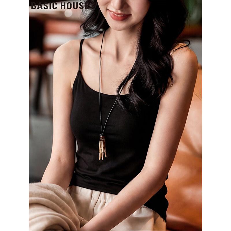 

Basic House Women s U-Neck Padded Camisole Top XL