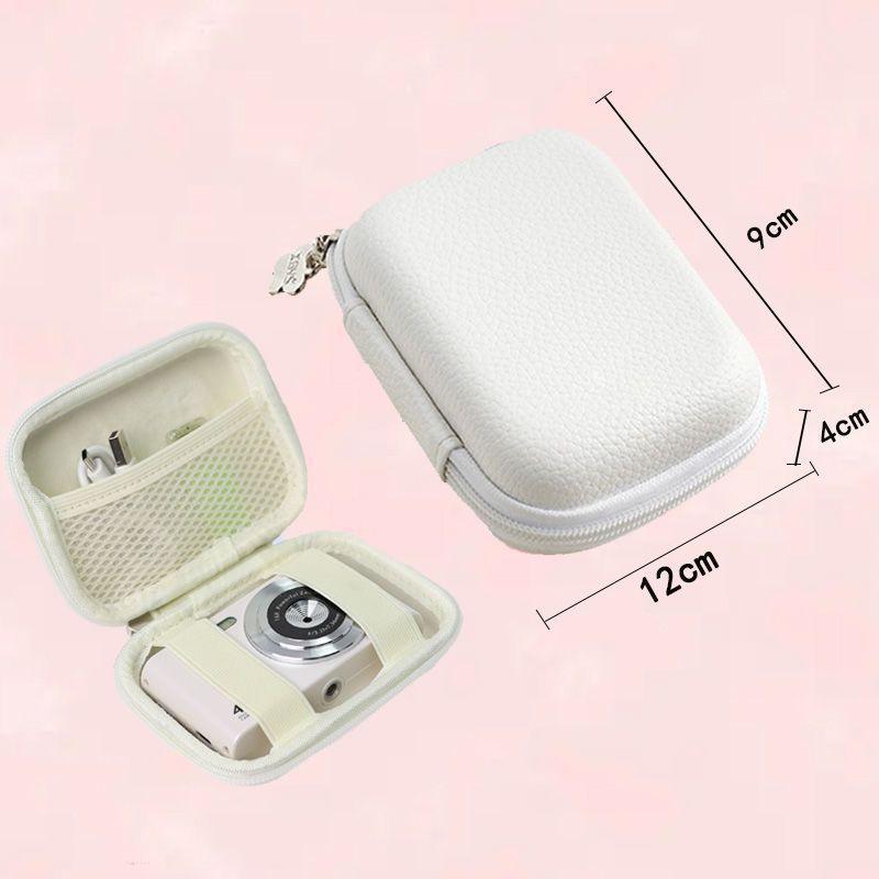 1Pcs Mini Ccd Cameras Protective Case With Travel Cover Mesh Pocket For Accessories And Sd Cards Digital Camera Bag